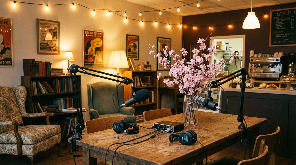 网红主播播客传媒创作者对话录制